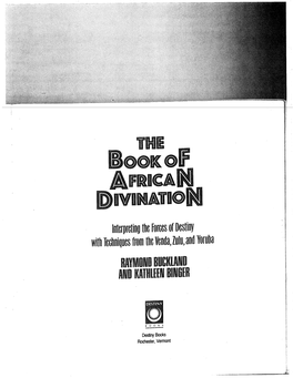 Book of African Divination