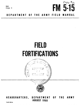 FM 5-15: Field Fortifications