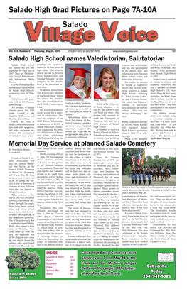 Salado Salado High Grad Pictures on Page 7A-10A