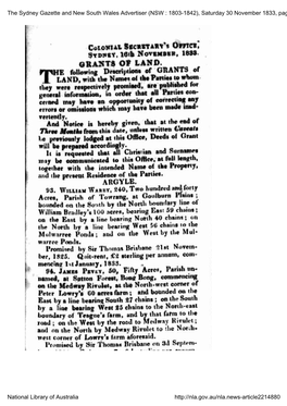 Sydney Gazette, Saturday 30 November 1833, Page 4