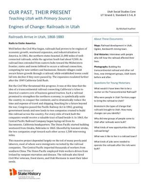 Railroads in Utah by Michael Huefner