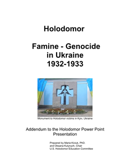 Holodomor Famine