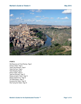 Maribel's Guide to Toledo