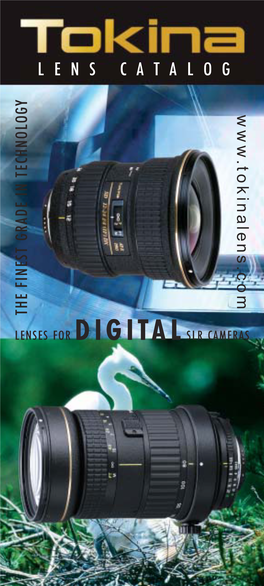 Lenses for Digital SLR Camera