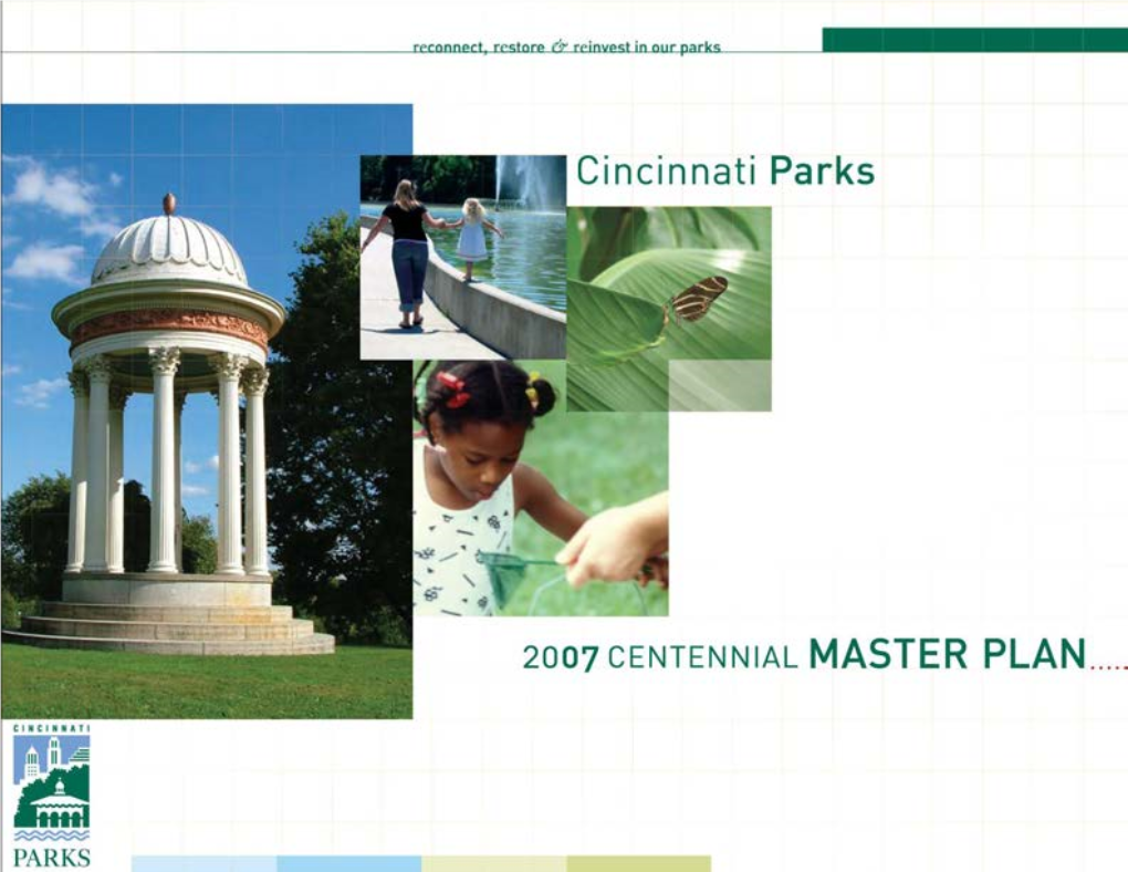Cincinnati Parks 2007 Centennial Master Plan