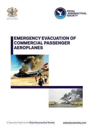 Emergency Evacuation of Commercial Passenger Aeroplanes