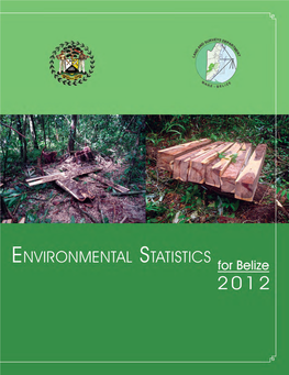 Environmental Statistics for Belize, 2012 Is the Sixth Edition to Be Produced in Belize and Contains Data Set Corresponding to the Year 2010