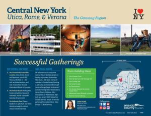 Central New York Utica, Rome, & Verona the Getaway Region