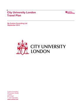 City University London Travel Plan