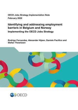 Lowering Employment Barriers in Belgium and Norway