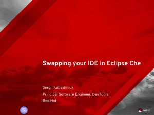 Swapping Your IDE in Eclipse Che