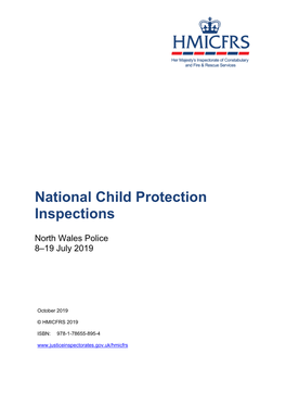 National Child Protection Inspections: North Wales Police