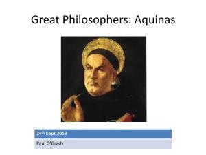 L.7 Aquinas and Aristotle