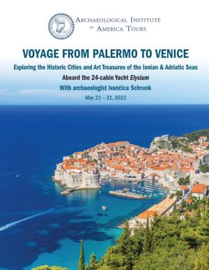 Voyage from Palermo to Venice