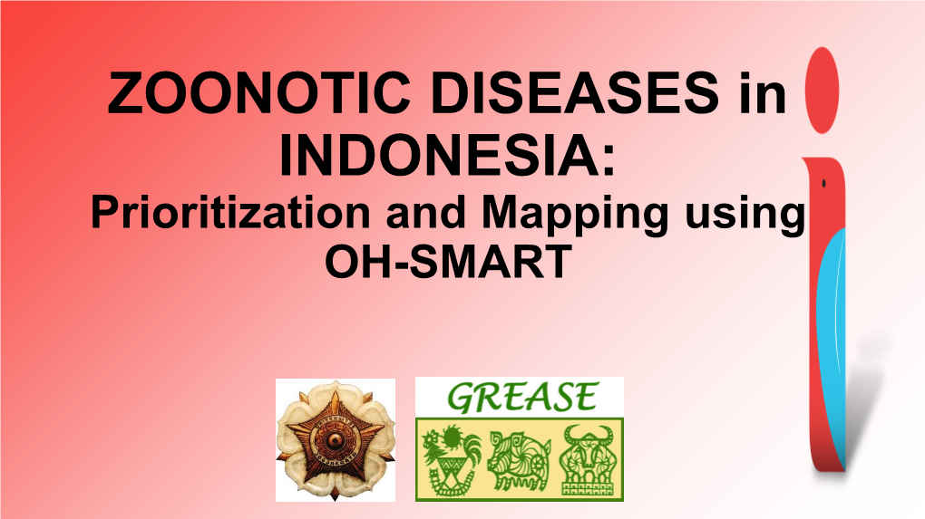 ZOONOTIC DISEASES In INDONESIA: Prioritization And Mapping Using OH ...