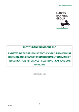 Lloyds Banking Group Annexes
