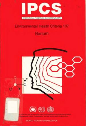 Environmental Health Criteria 107