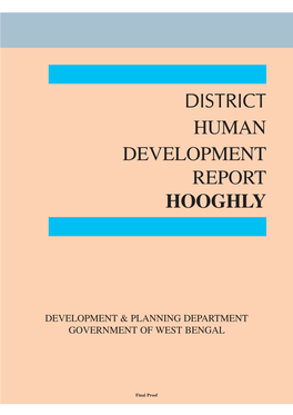 District Human Development Report Hooghly