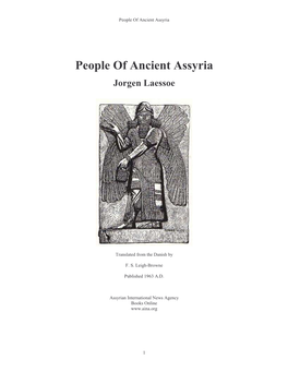 People of Ancient Assyria