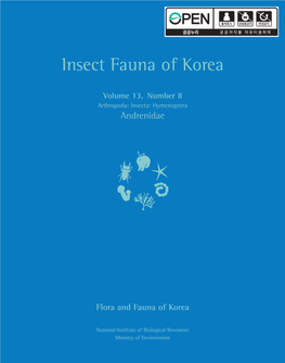 Insect Fauna of Korea Fauna Insect