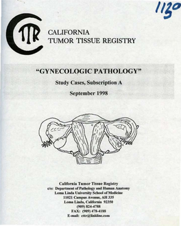 "GYNECOLOGIC PATHOLOGY" Study Cases, Subscription a September 1998