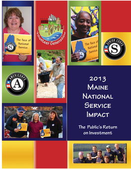 2013 Maine National Service Impact