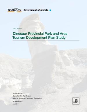 Dinosaur Provincial Park and Area Tourism Development Plan Study