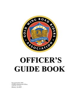 Officer's Guide Book
