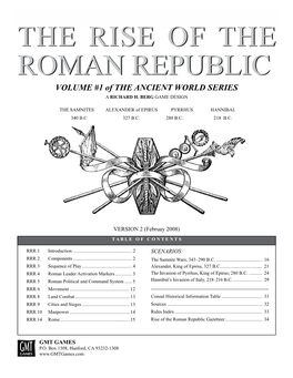 Rise of the Roman Republic Gazetteer