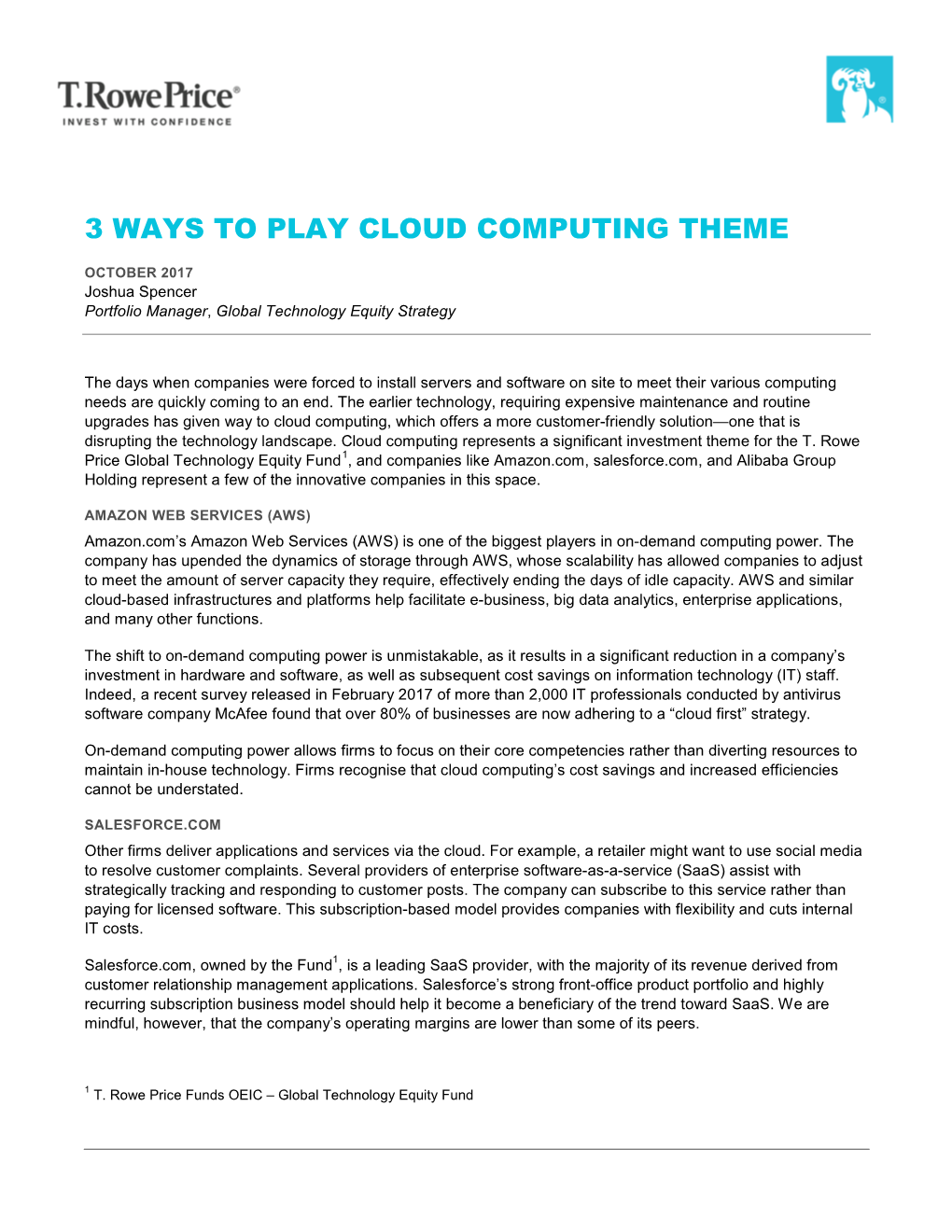 3 Ways to Play Cloud Computing Theme