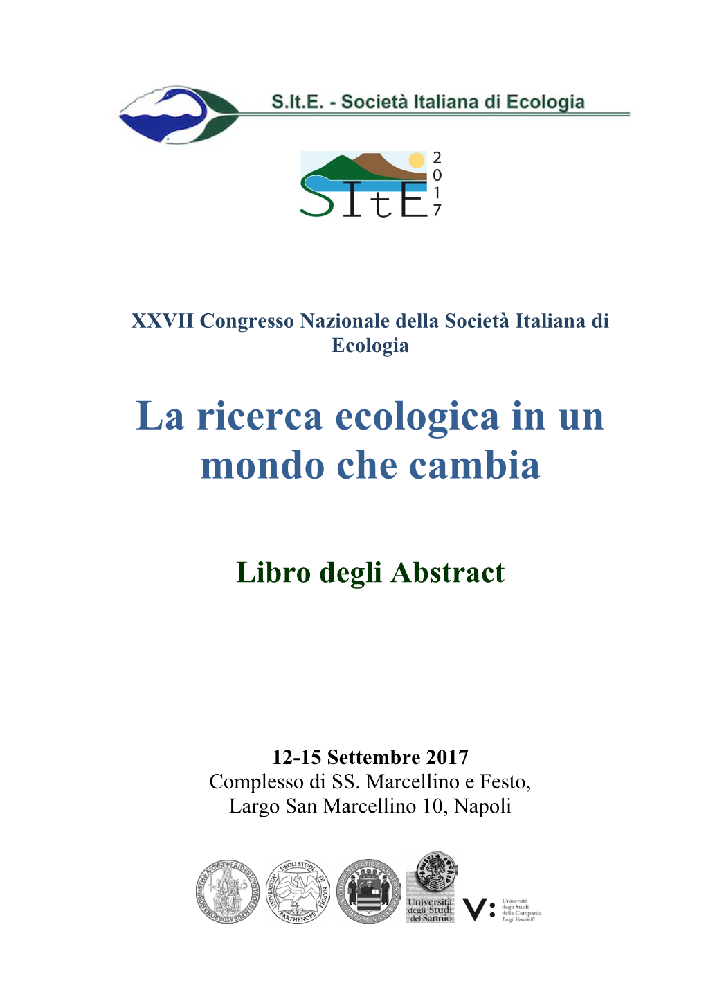 La Ricerca Ecologica in Un Mondo Che Cambia