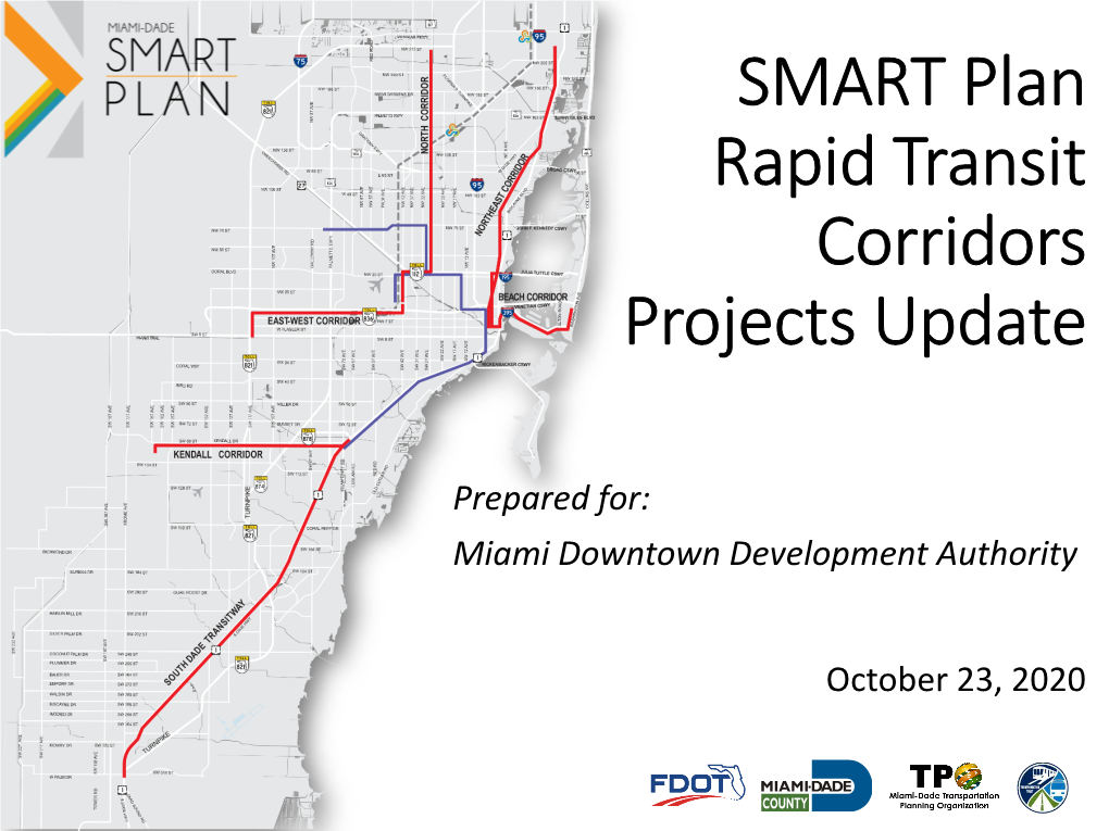 SMART Plan Rapid Transit Corridors Projects Update