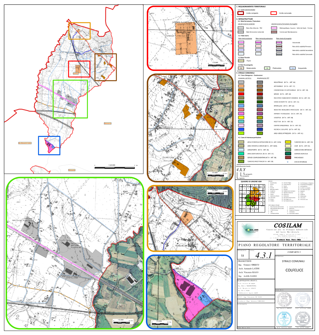 4.3.1 DESCRIZIONE: PROGETTISTI STRALCI COMUNALI Ing