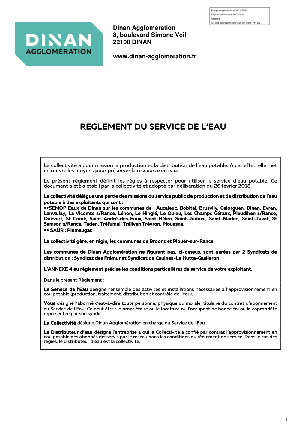 Règlement Du Service Public D'eau Potable.Pdf