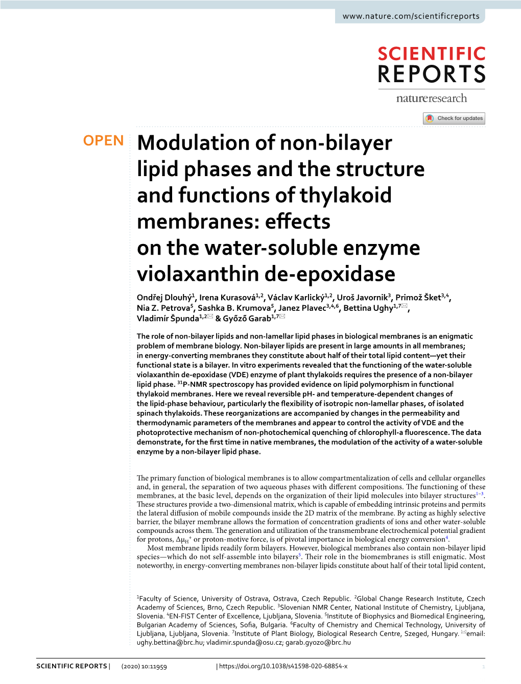 Modulation of Non-Bilayer Lipid Phases and the Structure And