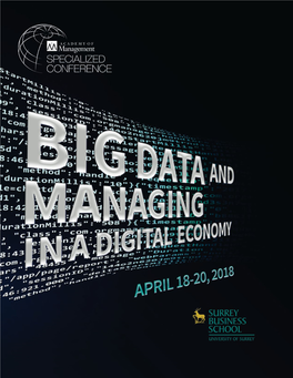 Host of Big Data and Managing in a Digital Economy
