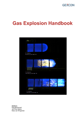Gas Explosion Handbook