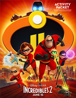 Incredibles 2 Activity Packet