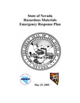 State of Nevada Hazardous Materials Emergency Response Plan