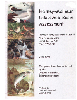 Harney-Maiheur Lakes Sub-Basin Assessment