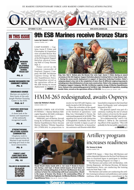 9Th ESB Marines Receive Bronze Stars Lance Cpl