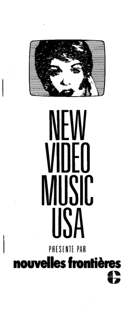 New Video Music Usa Et the Passion of Passion Produit Par Nouvelles Frontieres