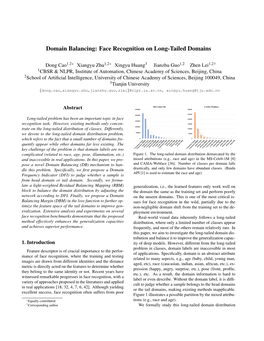 Face Recognition on Long-Tailed Domains