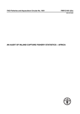 An Audit of Inland Capture Fishery Statistics – Africa