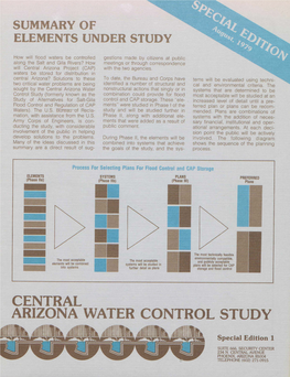 Central Arizona Water Control Study