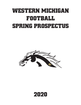 Western Michigan Football Spring Prospectus 2020