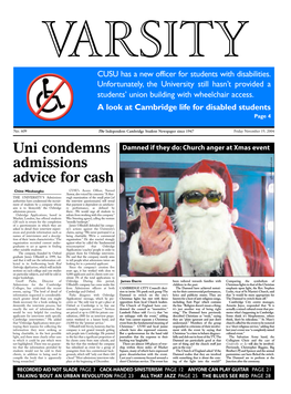 Uni Condemns Admissions Advice for Cash