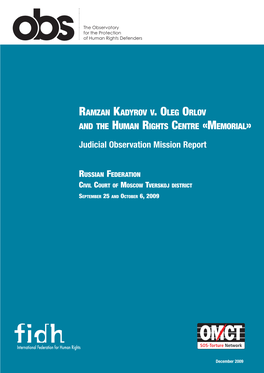 Judicial Observation Mission Report