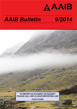 AAIB Bulletin 9/2014