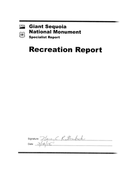 Recreation Demand Analysis....76